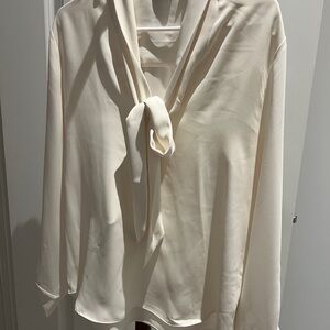 Babaton Cream Tie-Neck Blouse